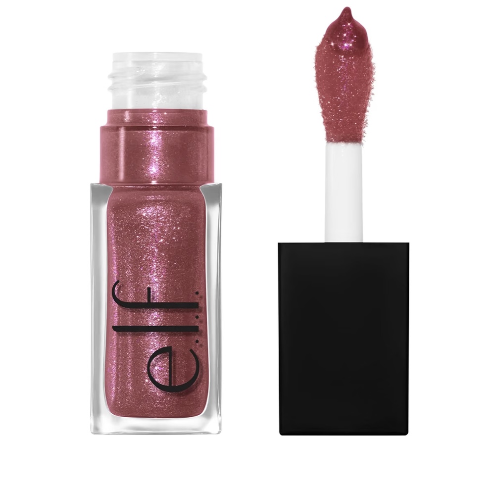 e.l.f. Glow Reviver Lip Oil Glimmer– Divine Wine