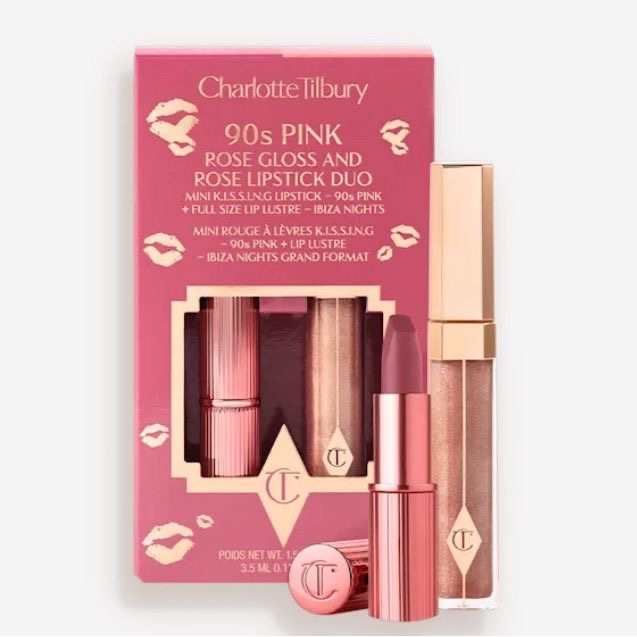 Charlotte Tilbury - 90s Pink Rose Gloss & Lipstick Duo