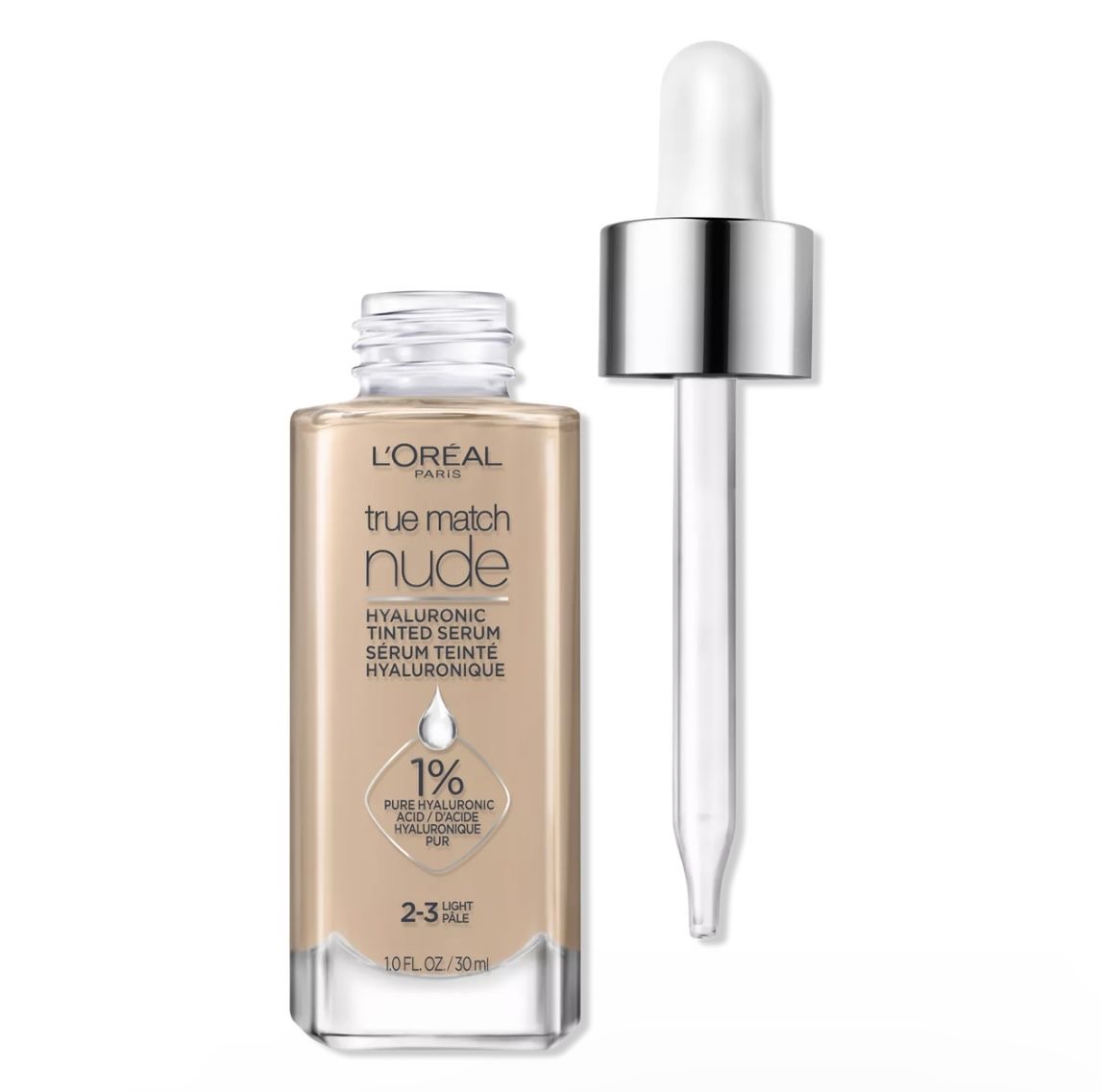 L’Oréal Paris True Match Nude Hyaluronic Tinted Serum – 2-3 Light