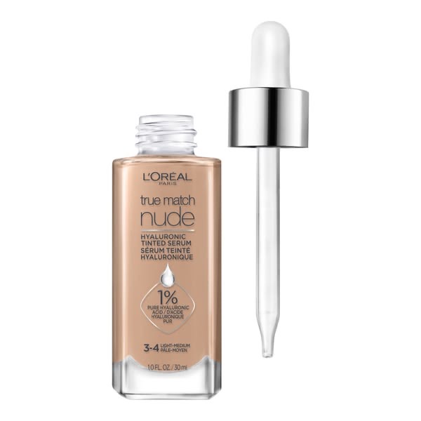 L’Oréal Paris True Match Nude Hyaluronic Tinted Serum – 3-4 Light-Medium