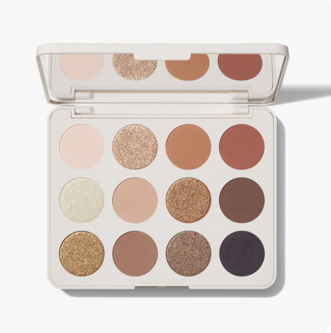 Morphe Chroma 12-Pan Eyeshadow Palette-Flickering Sands
